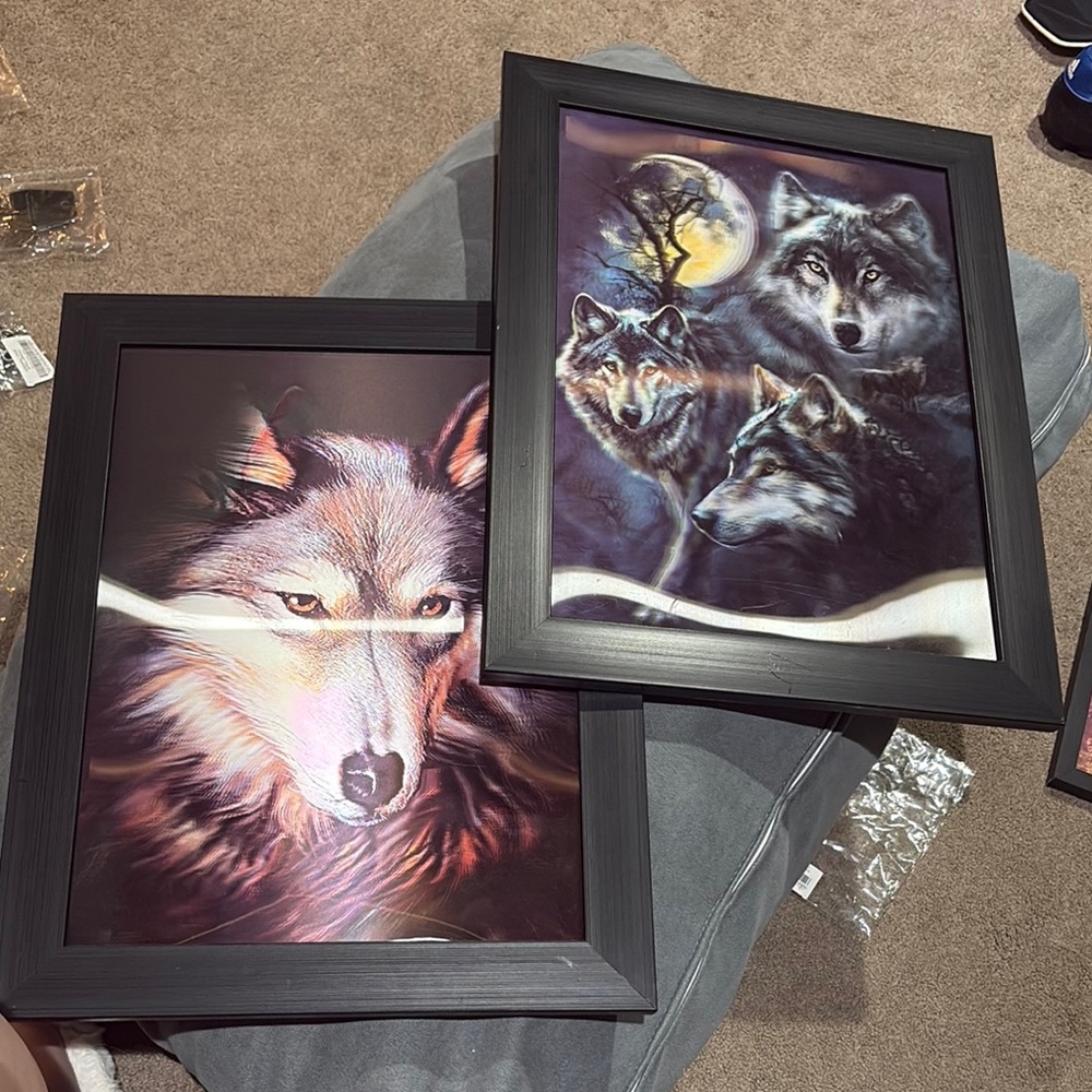 3D Wolf Frames